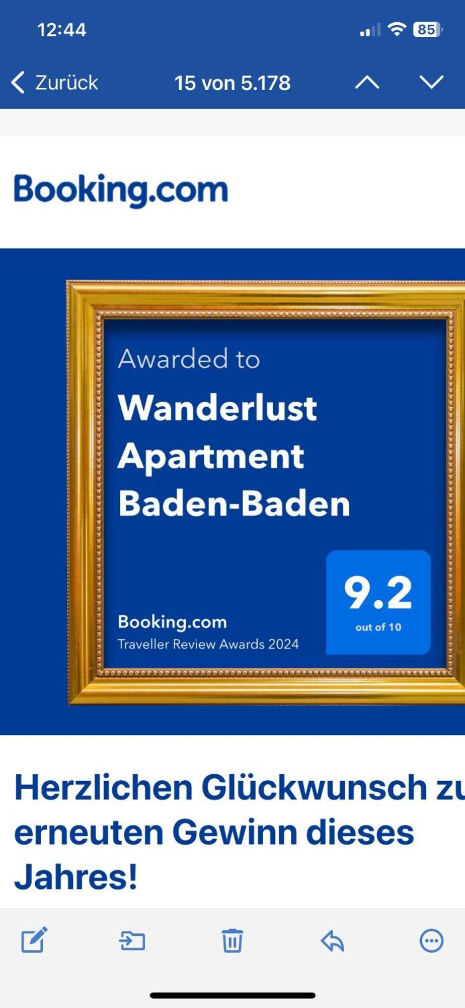 Wanderlust Apartment Baden-Baden Esterno foto